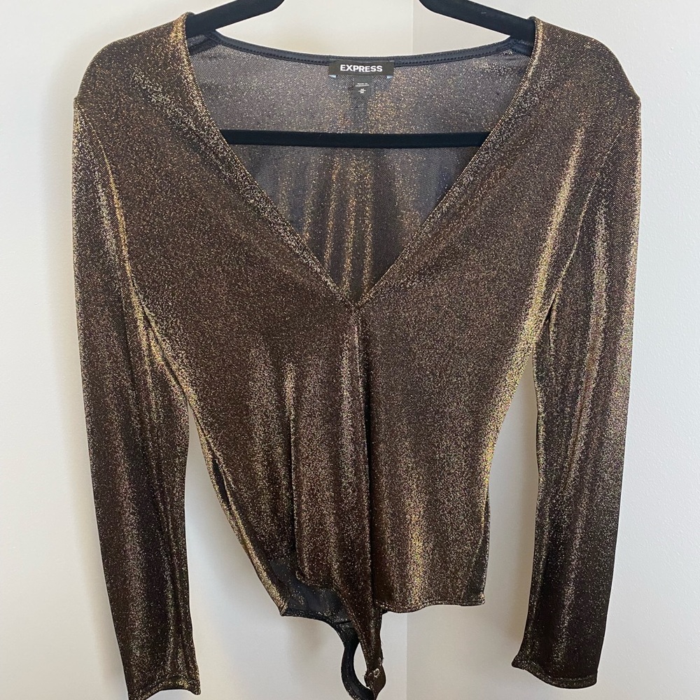 Black and Gold Body suit from Express.